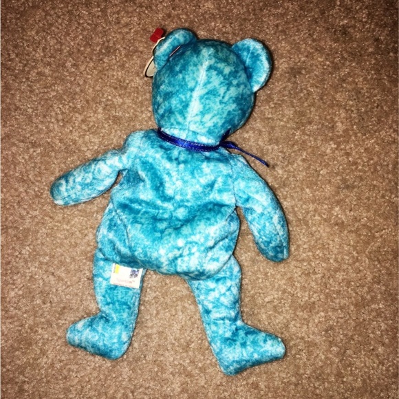 Ty Beanie Babies Clubby the Bear Official Club & Sparkles Bear Baby of the Month - Picture 7 of 9